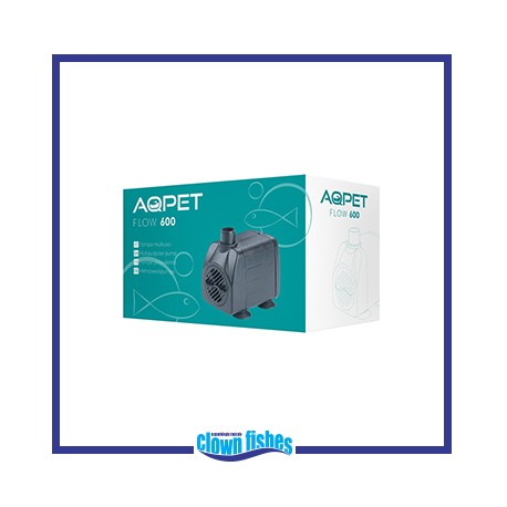 AQPET FLOW 600 - Pompa filtro sommergibile per acquari
