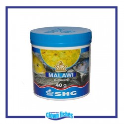 SHG MALAWI 40gr - Mangime in fiocchi per ciclidi a dieta prevalentemente vegetariana